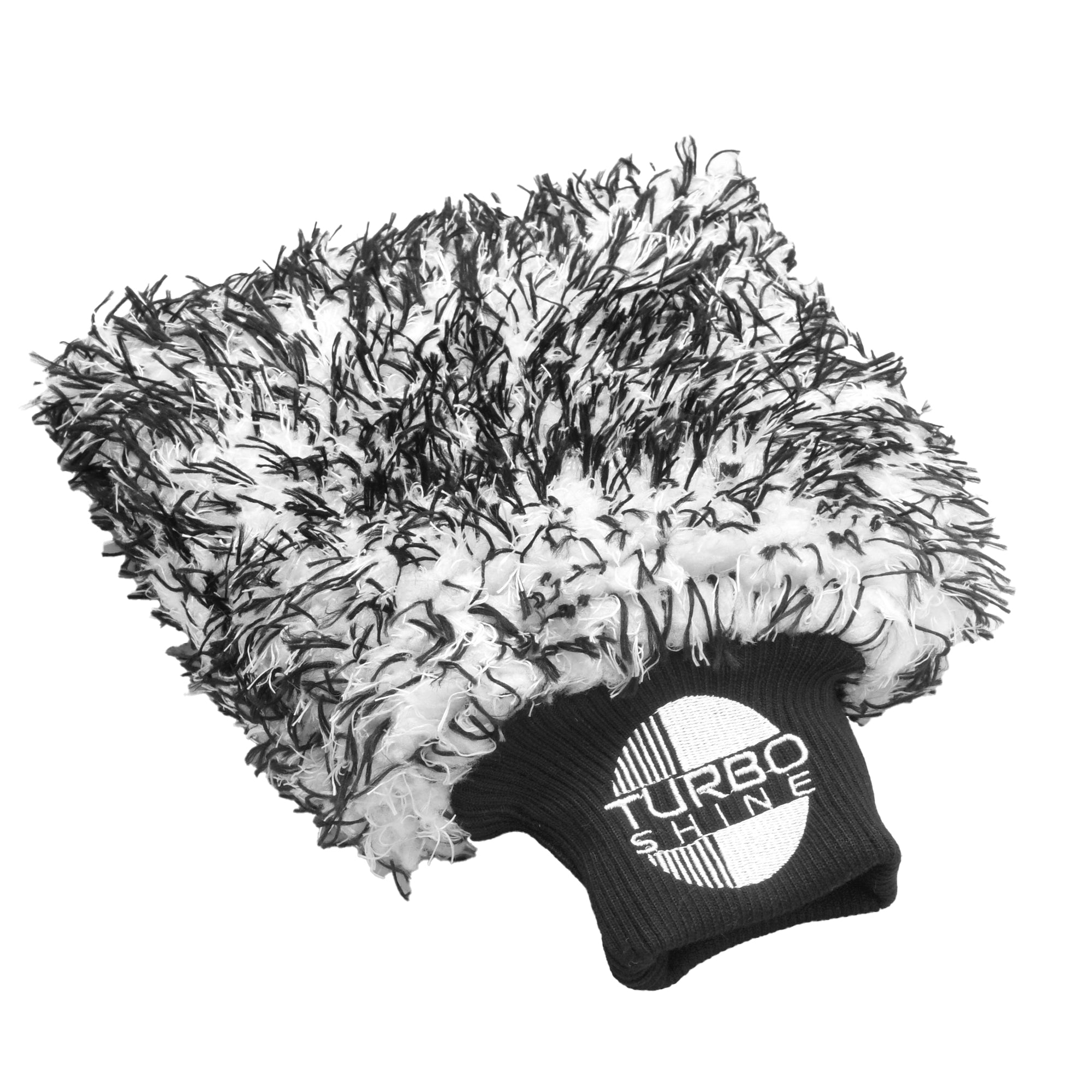 Turbo Shine Long Pile Premium Microfiber Car Wash Mitt - Single