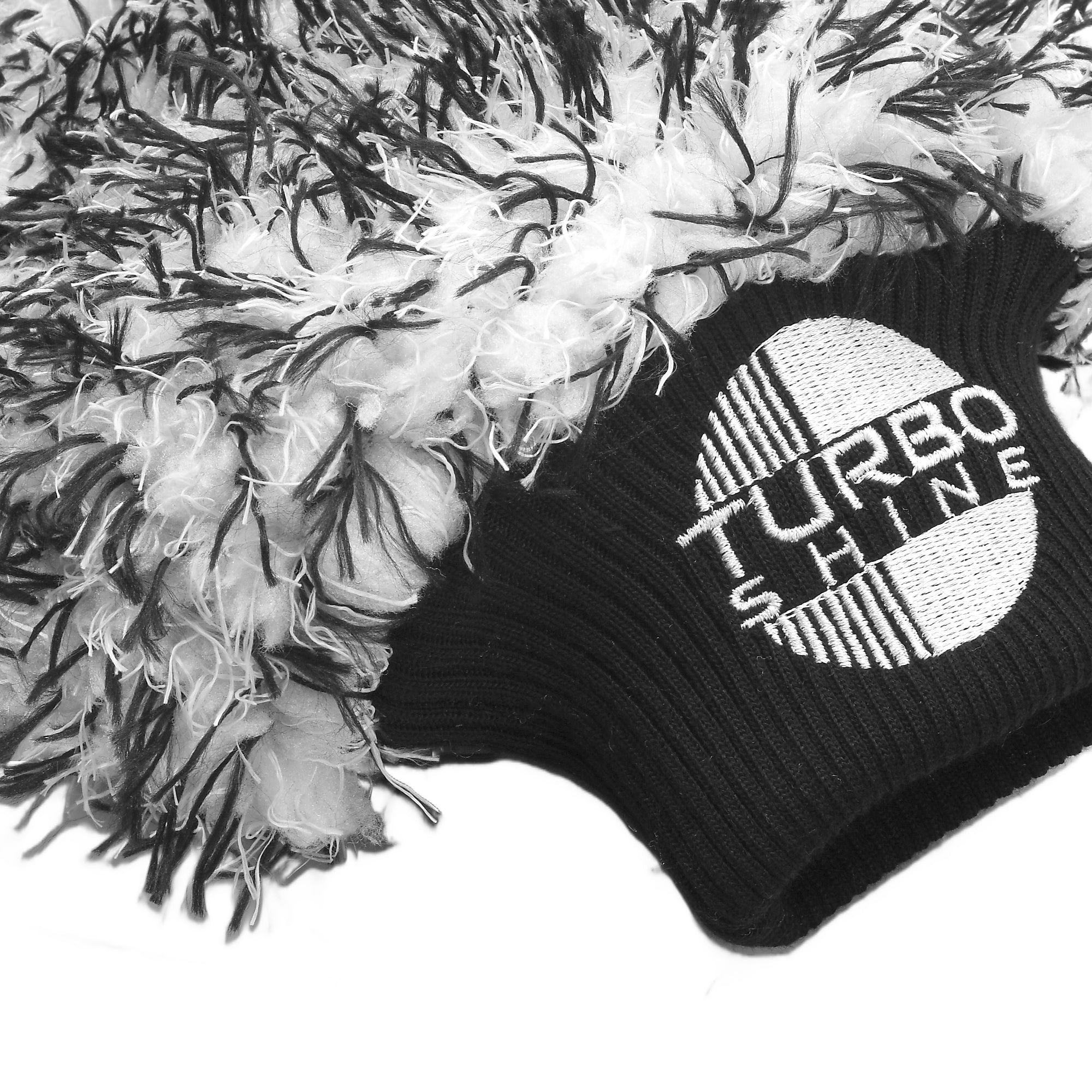 Turbo Shine Long Pile Premium Microfiber Car Wash Mitt - Single