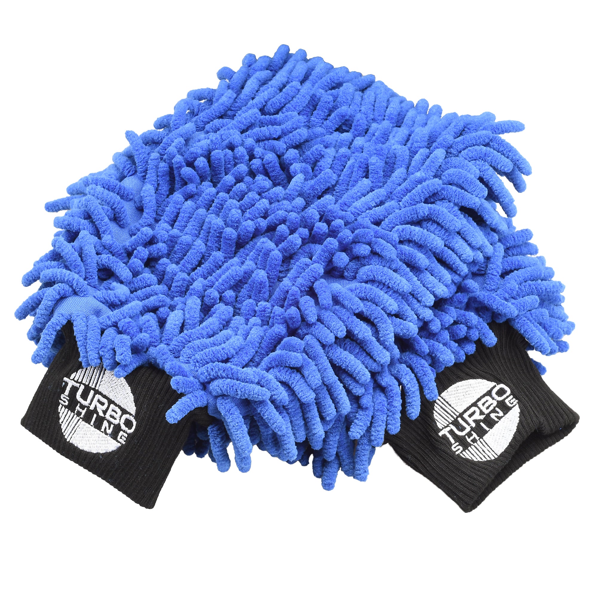 Turbo Shine Chenille Microfiber Car Wash Mitt - Two Pack
