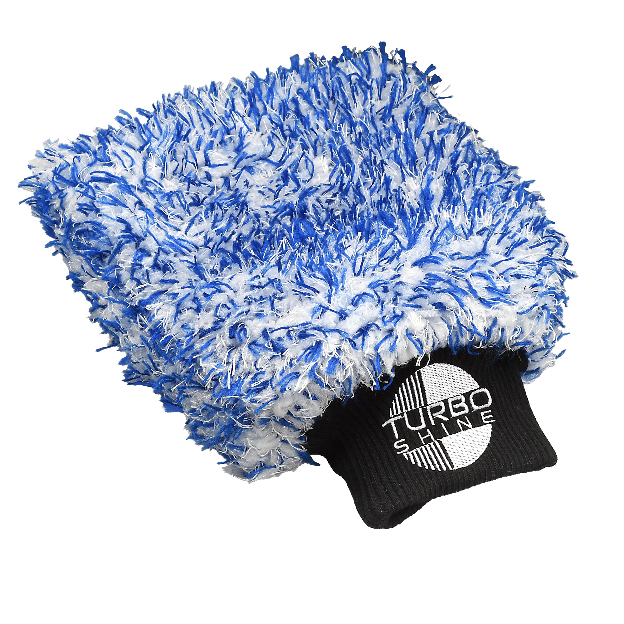 Turbo Shine Long Pile Premium Microfiber Car Wash Mitt - Single