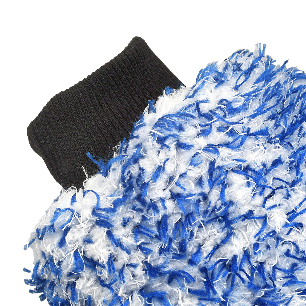Turbo Shine Long Pile Premium Microfiber Car Wash Mitt - Single