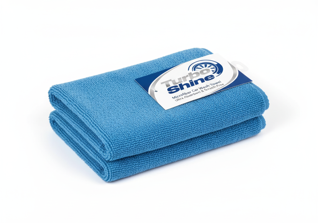 Turbo Shine Microfiber Car Towel - 2pk